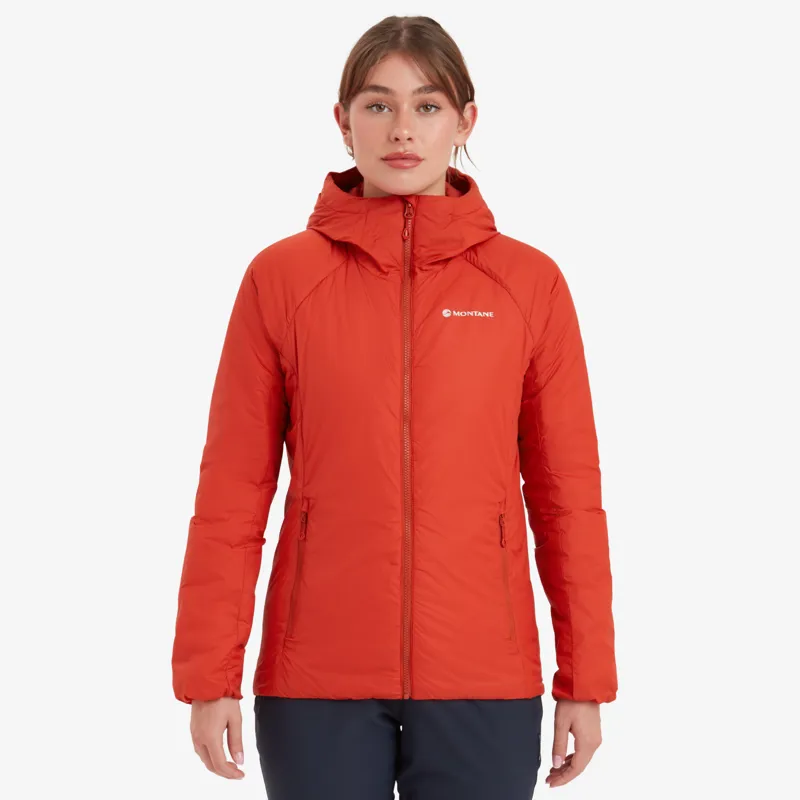 Montane Womens Respond Hoodie Saffron Red-2